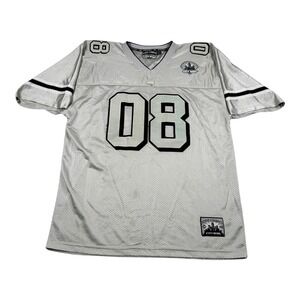 Steve & Barry's Shirt Mens XL Gray City Wide 08 Football Jersey Mesh V Neck